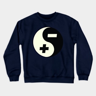 Harmony and Discord (B/W) Crewneck Sweatshirt